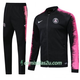 PSG Casaco de Treino Conjunto Preto Rosa 2018/19